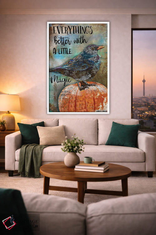 تابلو دکوراتیو همه چیز بهتر است اثر جنیفر لمباین - D2W