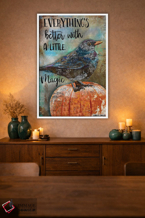 تابلو دکوراتیو همه چیز بهتر است اثر جنیفر لمباین - D3W