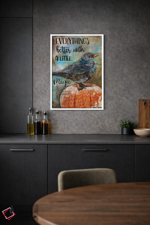 تابلو دکوراتیو همه چیز بهتر است اثر جنیفر لمباین - D1W