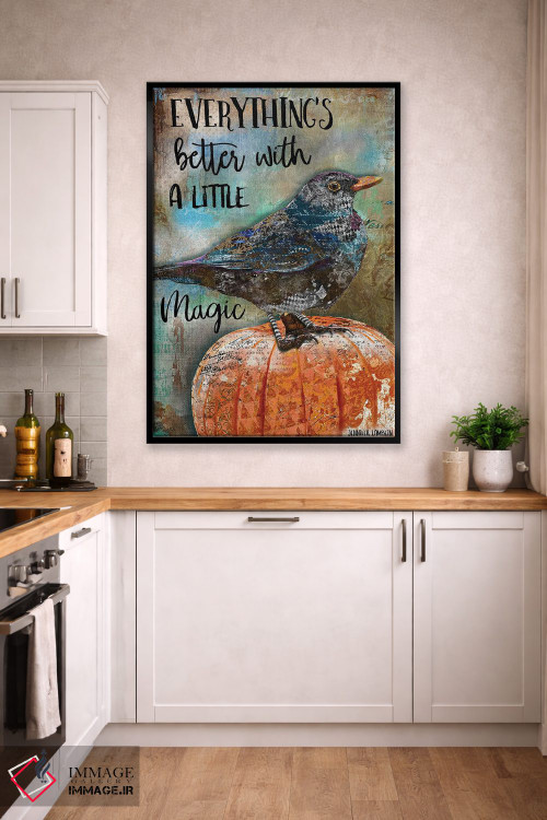 تابلو دکوراتیو همه چیز بهتر است اثر جنیفر لمباین - D4B