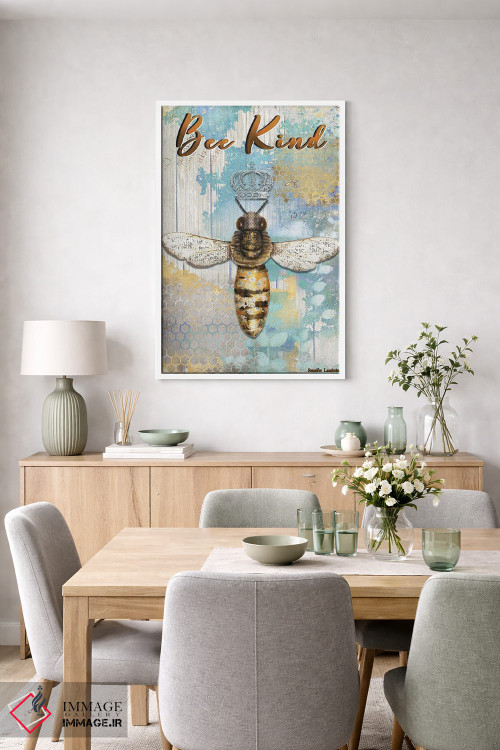تابلو دکوراتیو مهربان باش اثر جنیفر لمباین - D6W