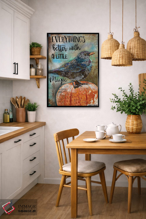 تابلو دکوراتیو همه چیز بهتر است اثر جنیفر لمباین - D6B