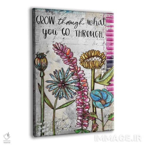 تابلو دکوراتیو رشد کن اثر جنیفر لمباین - نمای پرسپکتیو محصول