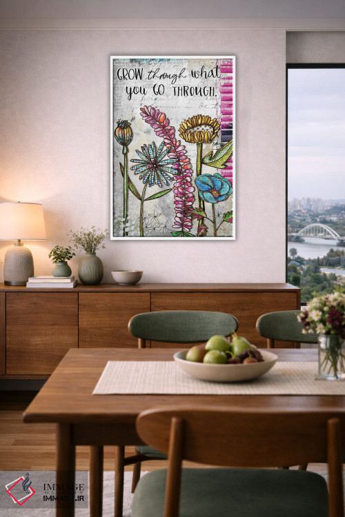 تابلو دکوراتیو رشد کن اثر جنیفر لمباین - D6W