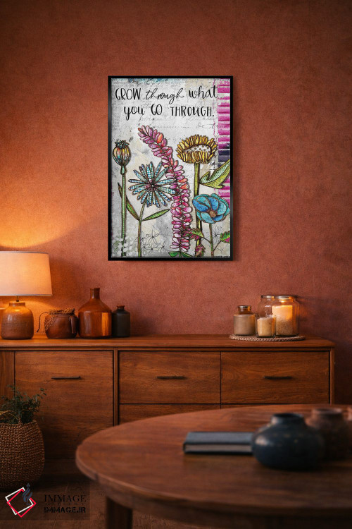 تابلو دکوراتیو رشد کن اثر جنیفر لمباین - D5B