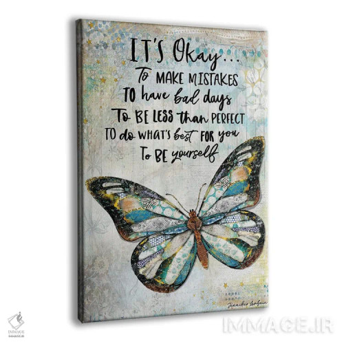 تابلو دکوراتیو اشکالی ندارد اثر جنیفر لمباین - نمای پرسپکتیو محصول