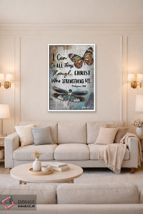 تابلو دکوراتیو من می توانم همه چیز را انجام دهم اثر جنیفر لمباین - D2W