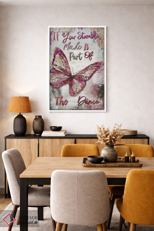 تابلو دکوراتیو اگر لغزیدی اثر جنیفر لمباین - D5W