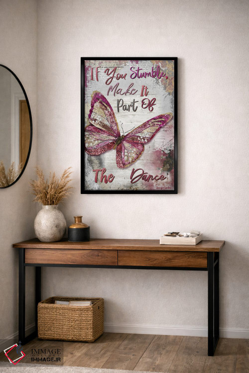 تابلو دکوراتیو اگر لغزیدی اثر جنیفر لمباین - D3B