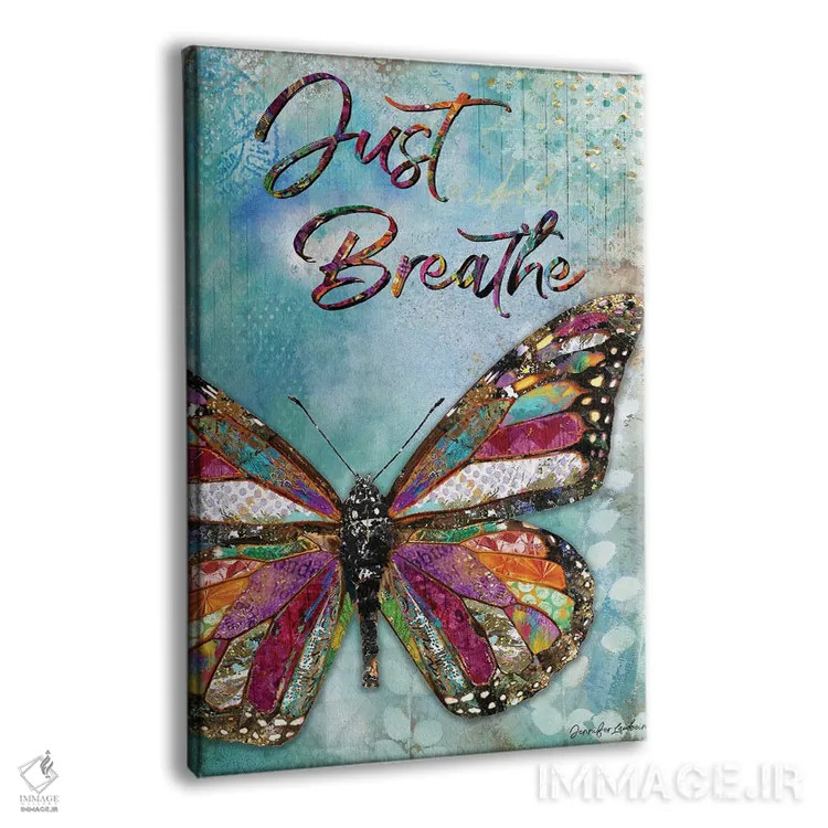 تابلو دکوراتیو فقط نفس بکش اثر جنیفر لمباین - نمای پرسپکتیو محصول