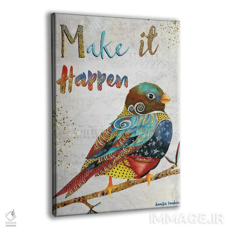 تابلو دکوراتیو عملی اش کن اثر جنیفر لمباین - نمای پرسپکتیو محصول