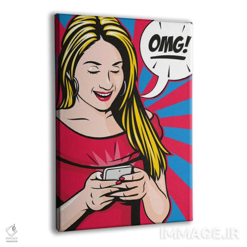 تابلو دکوراتیو وای خدای من! اثر جیمز لی - نمای پرسپکتیو محصول