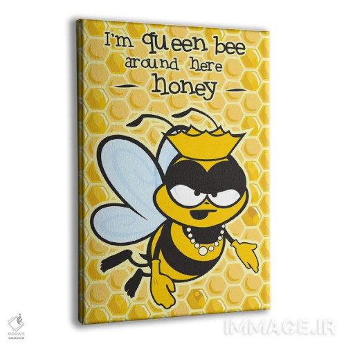 تابلو دکوراتیو ملکه زنبورها اثر جیمز لی - نمای پرسپکتیو محصول