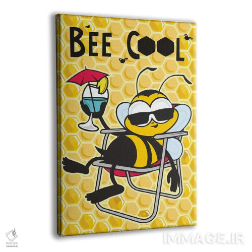 تابلو دکوراتیو زنبور باحال اثر جیمز لی - نمای پرسپکتیو محصول
