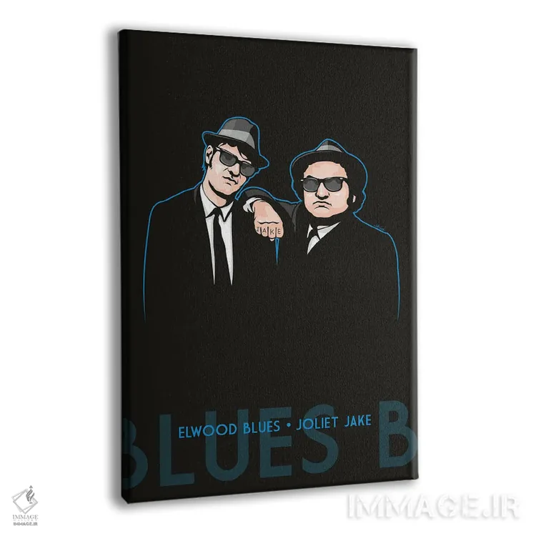 تابلو دکوراتیو الوود بلوز و جولیت جیک اثر جیمز لی - نمای پرسپکتیو محصول