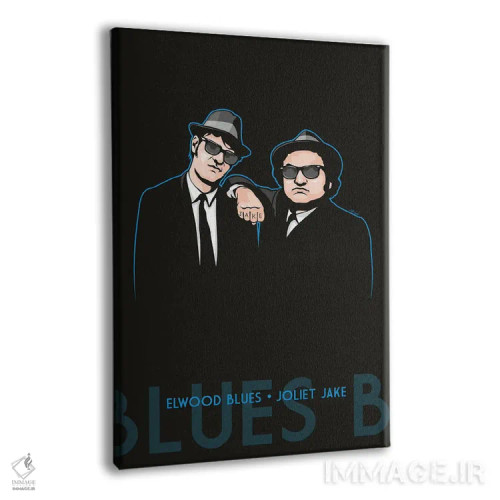 تابلو دکوراتیو الوود بلوز و جولیت جیک اثر جیمز لی - نمای پرسپکتیو محصول