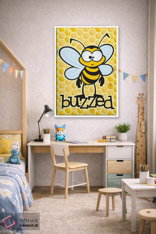 تابلو دکوراتیو سرخوش اثر جیمز لی - D1W