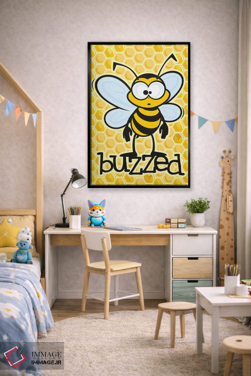 تابلو دکوراتیو سرخوش اثر جیمز لی - D2B