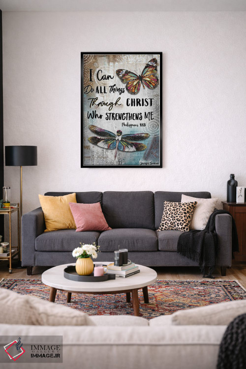 تابلو دکوراتیو من می توانم همه چیز را انجام دهم اثر جنیفر لمباین - D3B