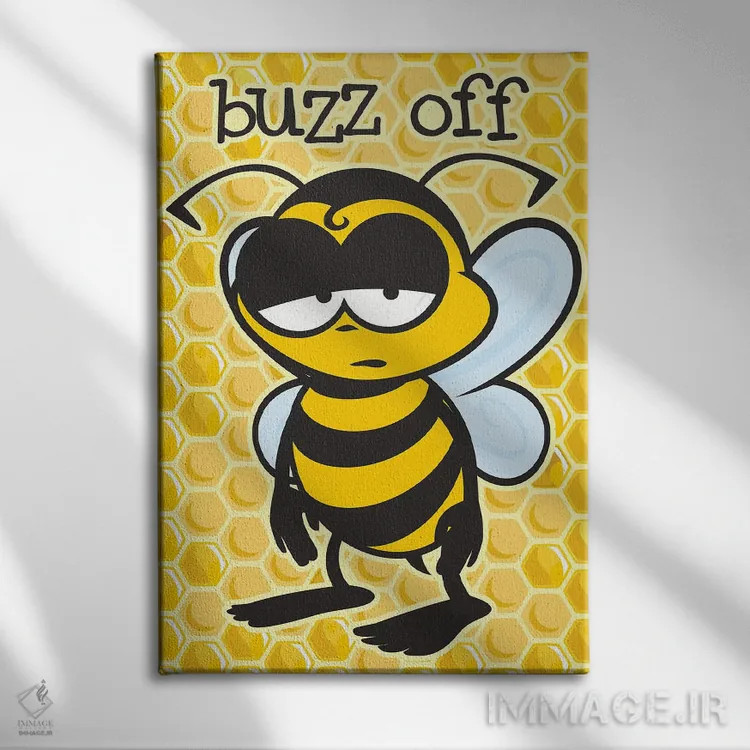 تابلو دکوراتیو گم شو اثر جیمز لی - نمای روبهرو روی دیوار