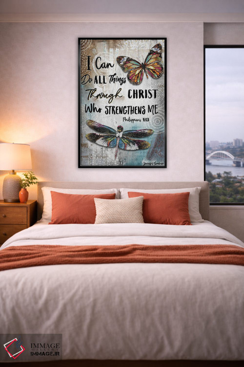 تابلو دکوراتیو من می توانم همه چیز را انجام دهم اثر جنیفر لمباین - D4B