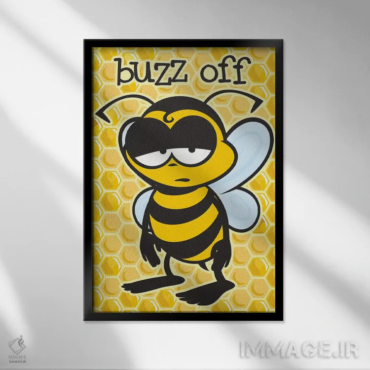 تابلو دکوراتیو گم شو اثر جیمز لی - نمای قابدار مشکی