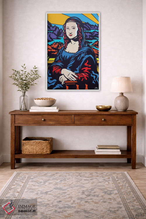 تابلو دکوراتیو مونالیزای پاپ اثر جیمز لی - D3W