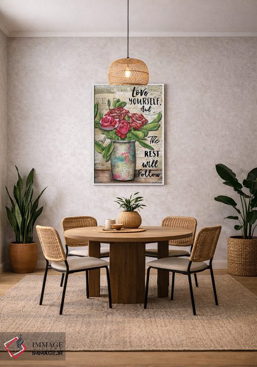 تابلو دکوراتیو خودت را دوست بدار اثر جنیفر لمباین - D2W