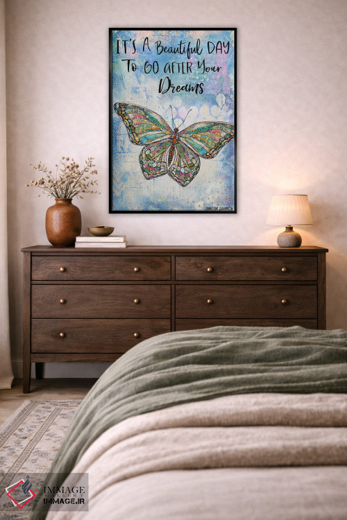 تابلو دکوراتیو امروز یک روز زیباست اثر جنیفر لمباین - D6B