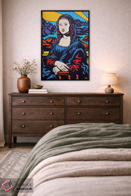 تابلو دکوراتیو مونالیزای پاپ اثر جیمز لی - D5B