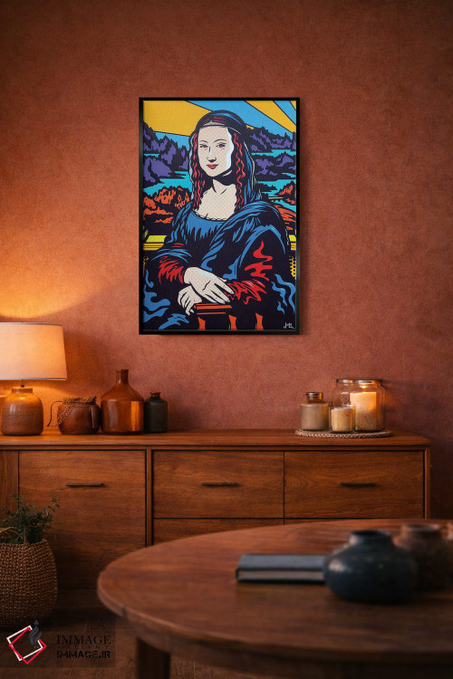 تابلو دکوراتیو مونالیزای پاپ اثر جیمز لی - D6B