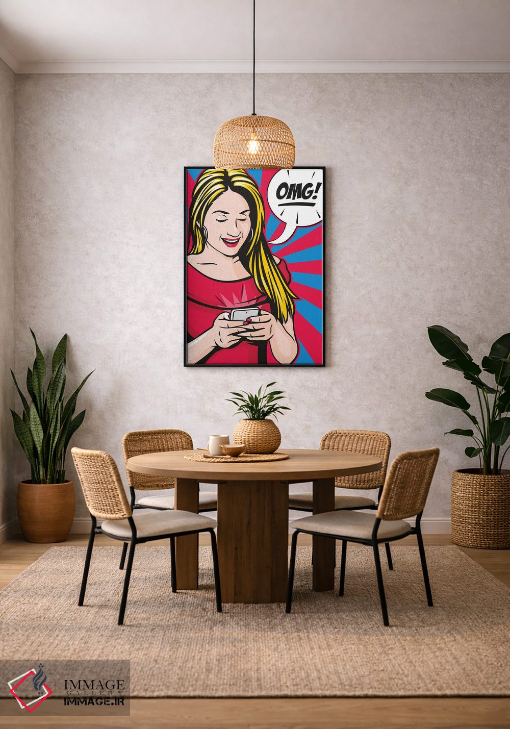 تابلو دکوراتیو وای خدای من! اثر جیمز لی - D5B
