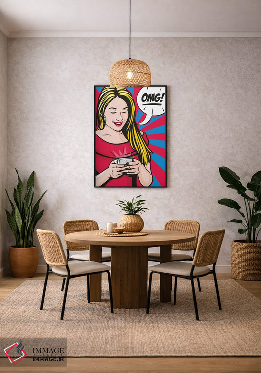 تابلو دکوراتیو وای خدای من! اثر جیمز لی - D5B
