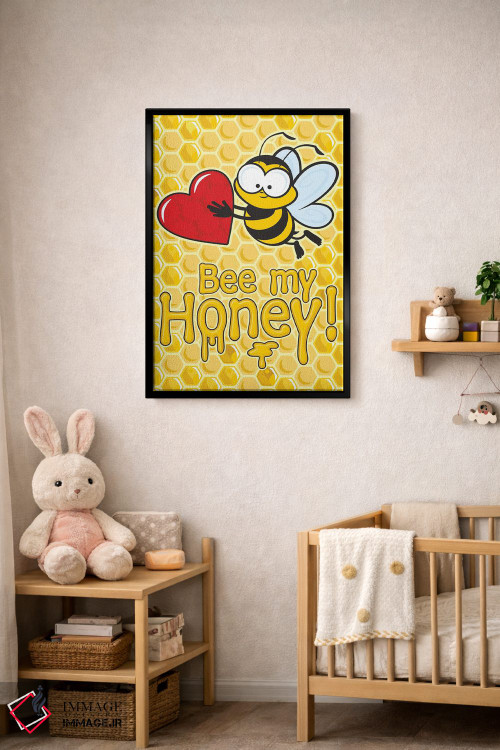 تابلو دکوراتیو زنبور من باش اثر جیمز لی - D4B