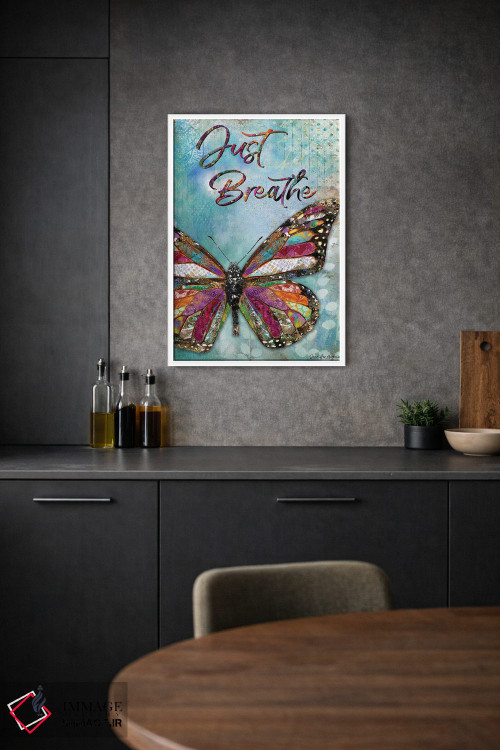 تابلو دکوراتیو فقط نفس بکش اثر جنیفر لمباین - D1W
