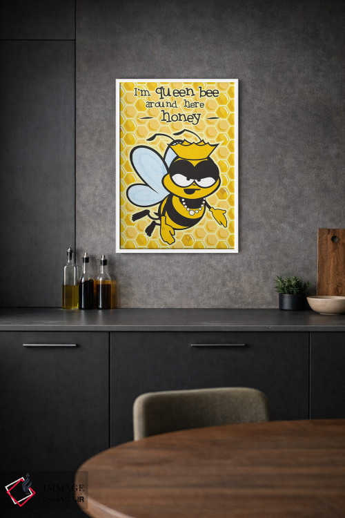 تابلو دکوراتیو ملکه زنبورها اثر جیمز لی - D1W