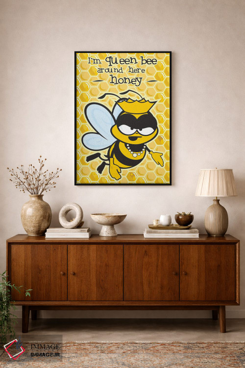 تابلو دکوراتیو ملکه زنبورها اثر جیمز لی - D2B