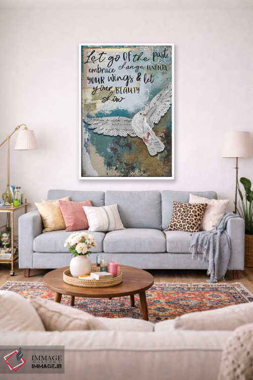 تابلو دکوراتیو رها کن اثر جنیفر لمباین - D1W