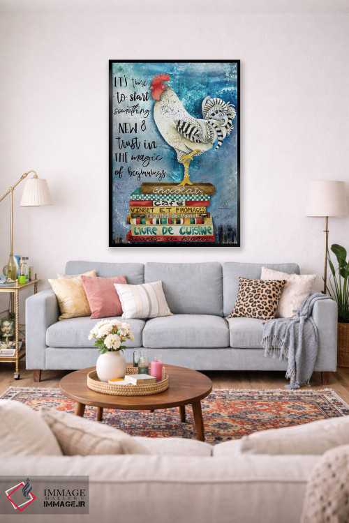 تابلو دکوراتیو وقتشه اثر جنیفر لمباین - D1B