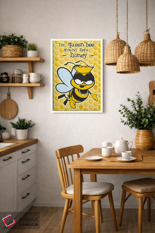 تابلو دکوراتیو ملکه زنبورها اثر جیمز لی - D3W