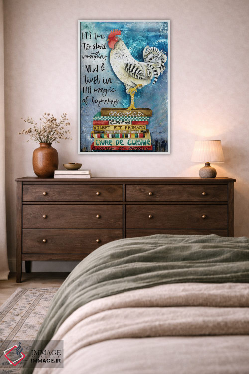 تابلو دکوراتیو وقتشه اثر جنیفر لمباین - D2W