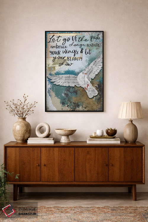 تابلو دکوراتیو رها کن اثر جنیفر لمباین - D2B