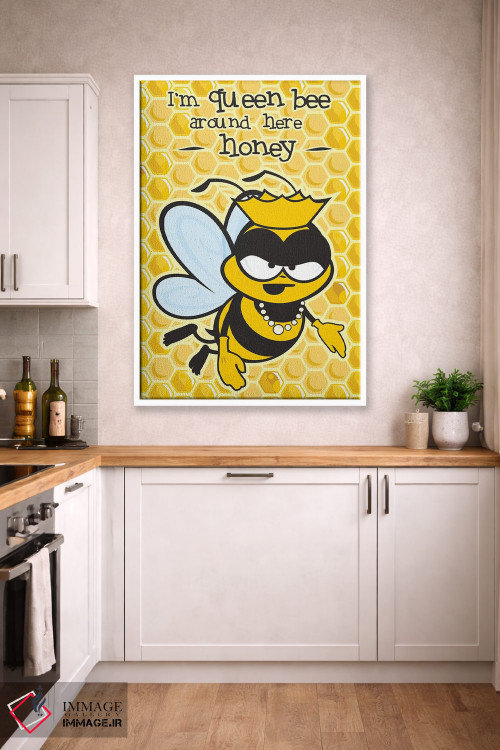 تابلو دکوراتیو ملکه زنبورها اثر جیمز لی - D4W