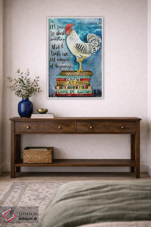 تابلو دکوراتیو وقتشه اثر جنیفر لمباین - D3W