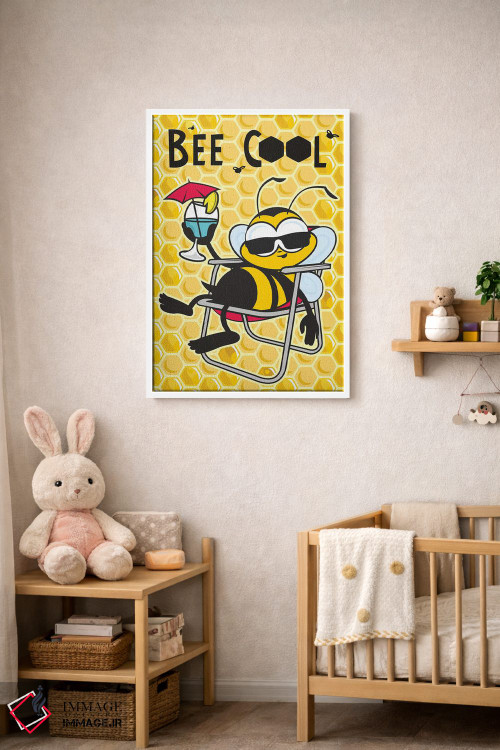 تابلو دکوراتیو زنبور باحال اثر جیمز لی - D3W