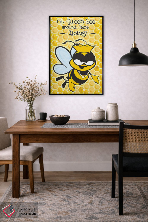 تابلو دکوراتیو ملکه زنبورها اثر جیمز لی - D5B