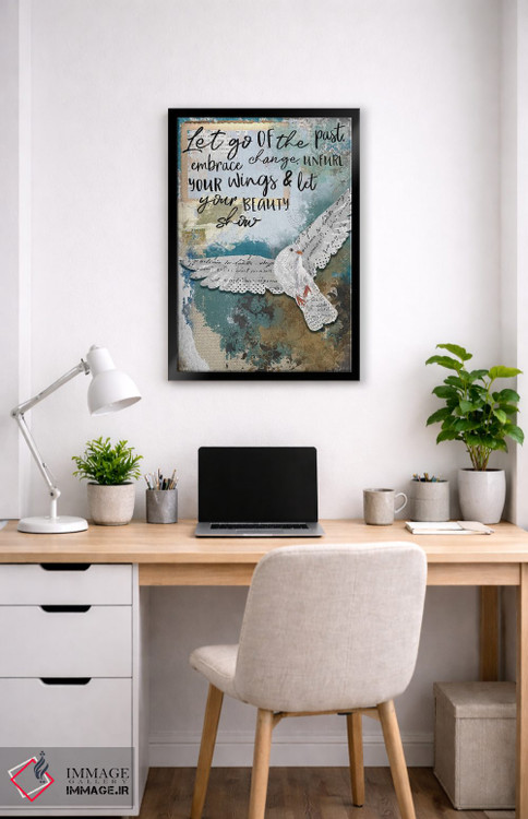 تابلو دکوراتیو رها کن اثر جنیفر لمباین - D5B