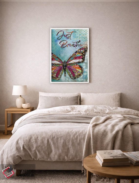 تابلو دکوراتیو فقط نفس بکش اثر جنیفر لمباین - D6W