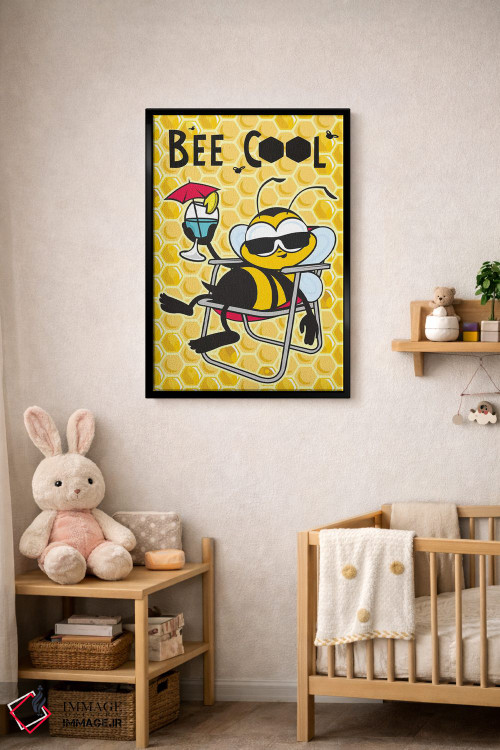 تابلو دکوراتیو زنبور باحال اثر جیمز لی - D5B