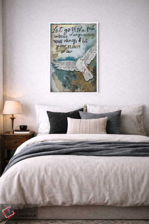 تابلو دکوراتیو رها کن اثر جنیفر لمباین - D6W